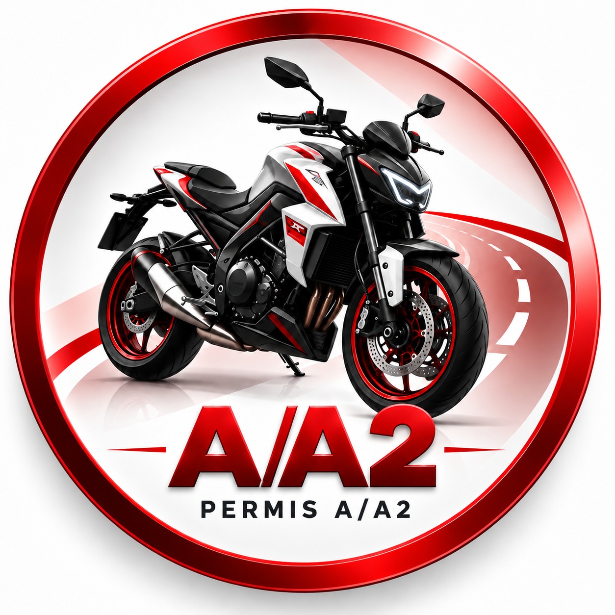 Illustration du permis A et A2